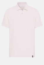 Pink High-Performance Pique Polo Shirt