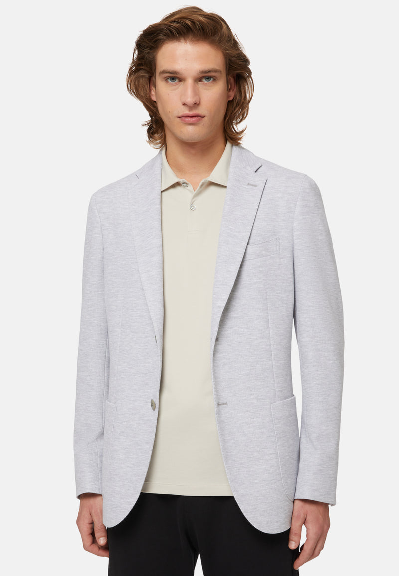 Grey B-Jersey Cotton Jacket