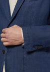 Navy Pure Linen Jacket