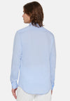 Blue Slim Cotton Shirt