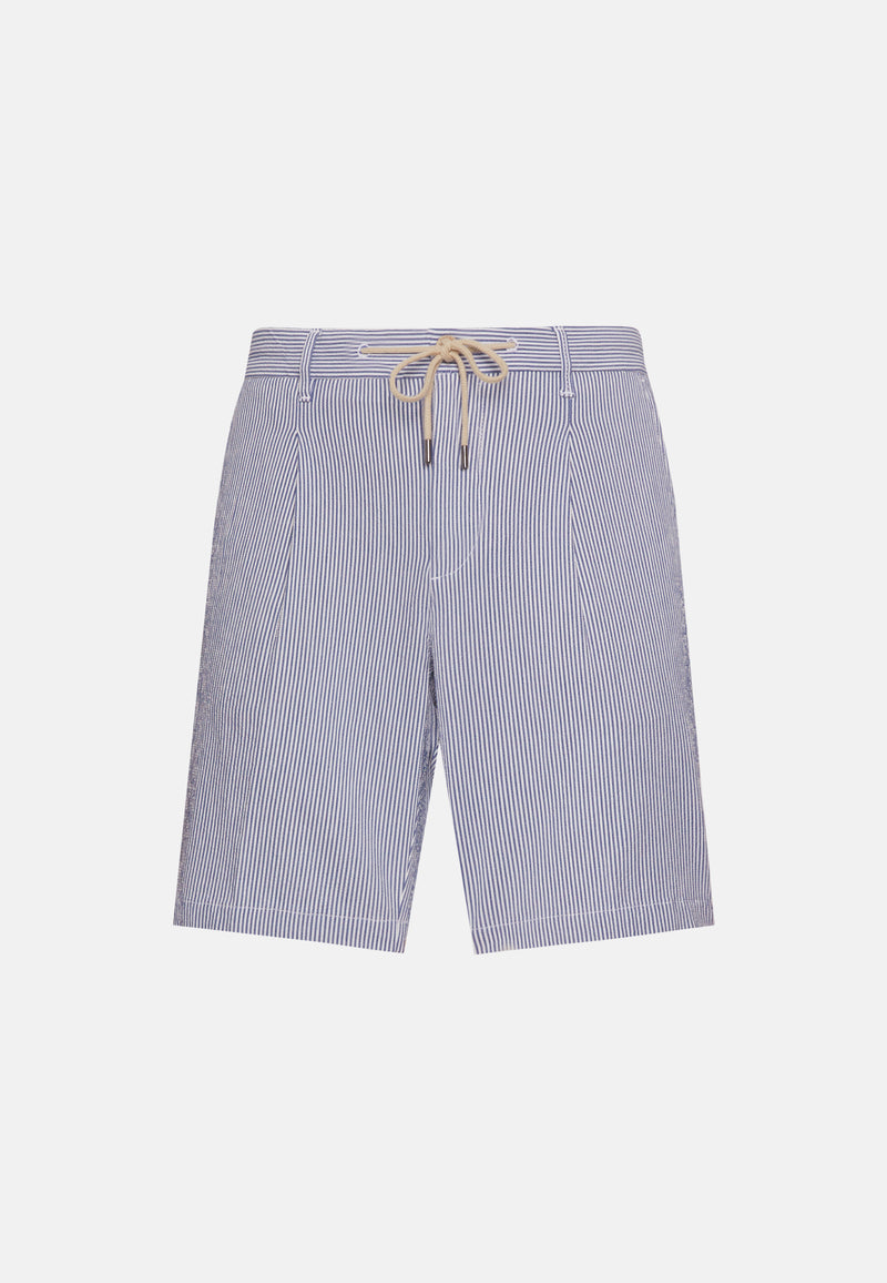 Blue Summer Bermuda Shorts