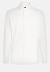 White Cotton Jersey Slim Polo Shirt