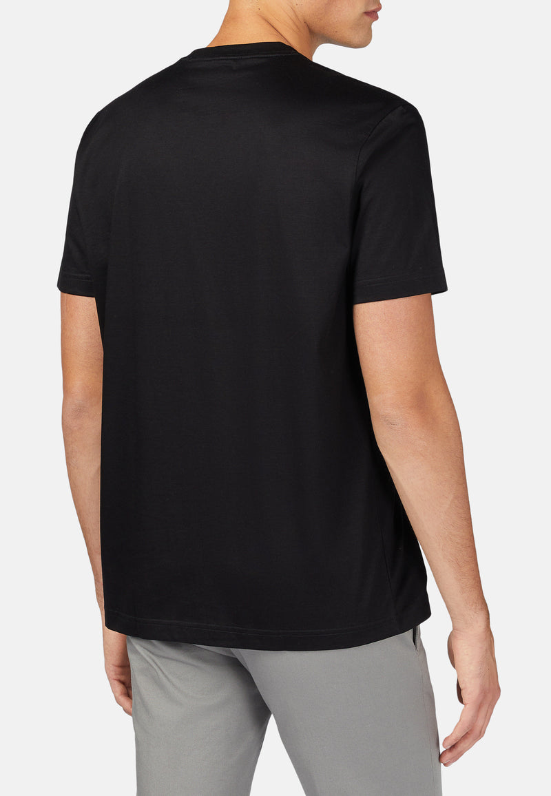 Black Pima Cotton Jersey T-Shirt
