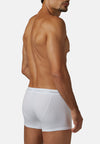 White Stretch Cotton Jersey Boxer Shorts