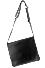 Black Soft Leather Laptop Bag