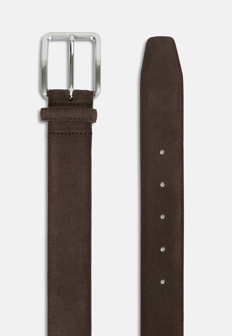 Brown Suede Belt