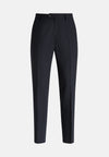 Blue Washable Wool Stretch Trousers
