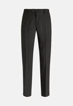 Black Washable Wool Stretch Trousers