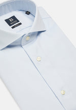 Blue Cotton Slim Fit Shirt