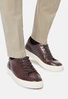 Brown Leather Trainers