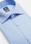 Blue Cotton Twill Shirt