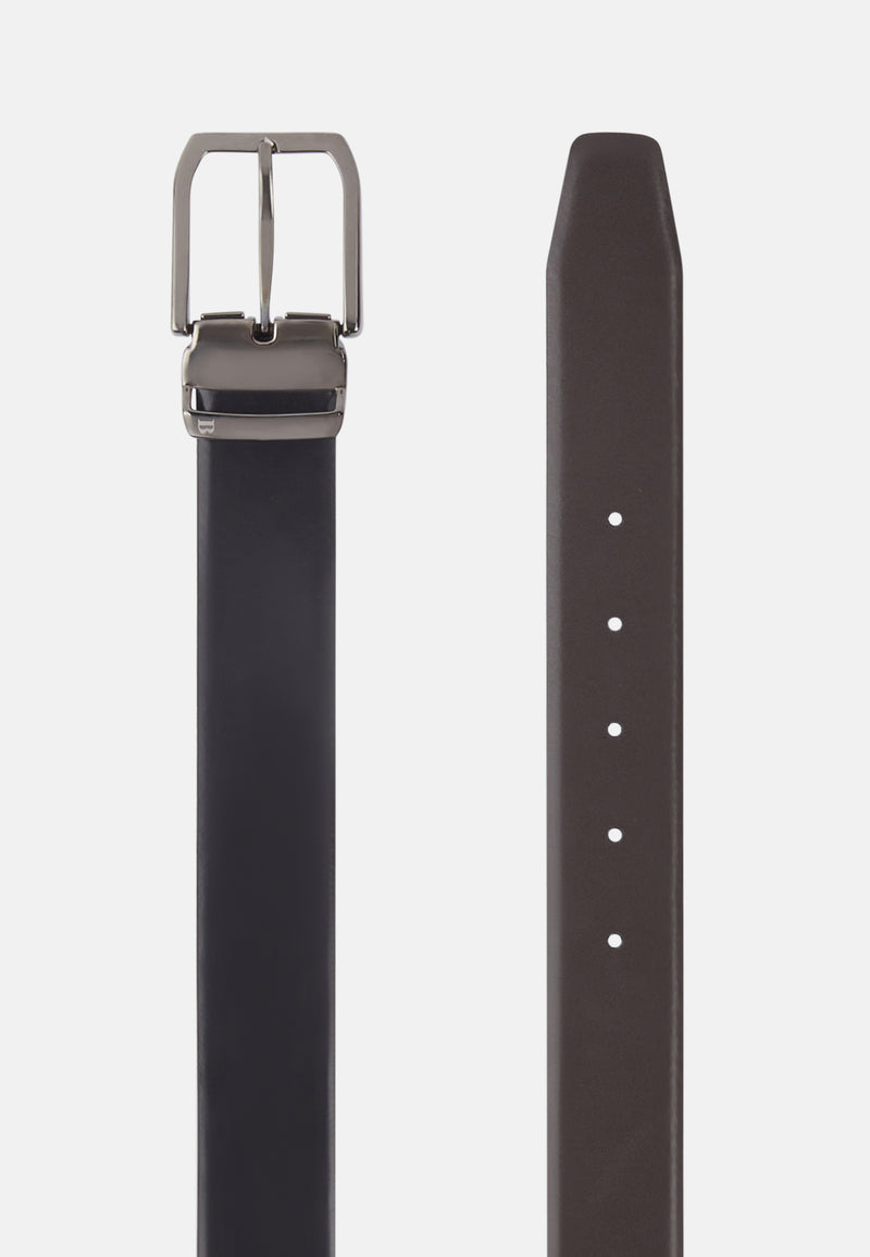 Reversible Smooth Leather Belt