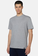 T-Shirt in Cotton, Nylon & Tencel
