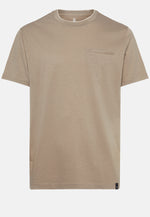 T-Shirt in Cotton and Tencel Jersey