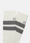 Double Striped Socks in a Cotton Blend