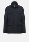 Field Jacket In Padded Technical Fabric