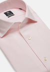 Pink Cotton Dobby Shirt Regular Fit
