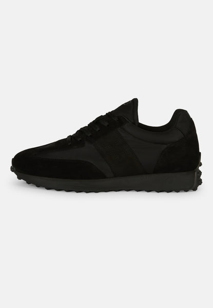 Mens black cheap dress trainers