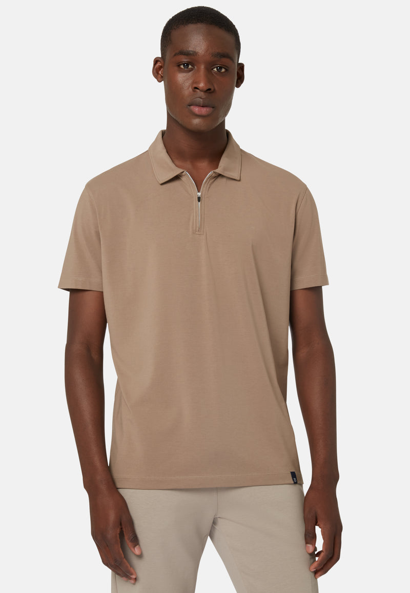 Polo Shirt In Stretch Supima Cotton Regular