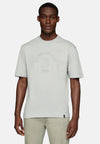 Grey Organic Cotton Blend T-Shirt