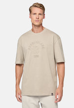 Brown Organic Cotton Blend T-Shirt