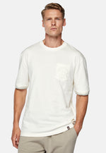 White Organic Cotton Blend T-Shirt