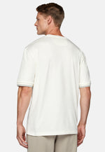 White Organic Cotton Blend T-Shirt