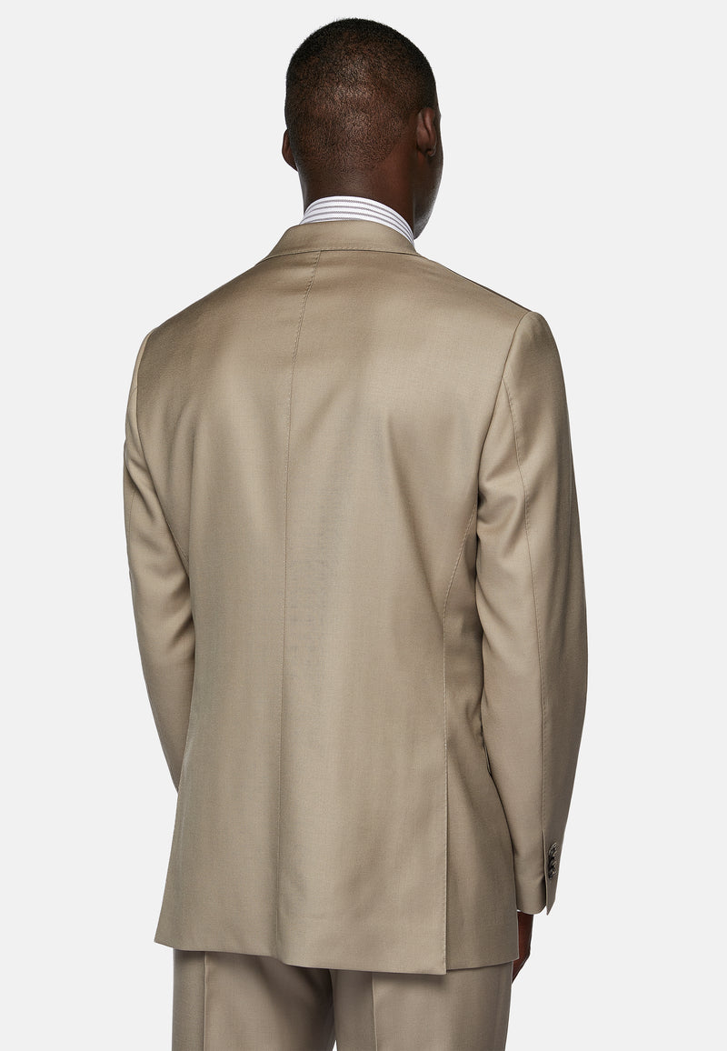 Brown Dove Grey Pure Wool Suit