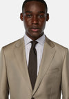 Brown Dove Grey Pure Wool Suit