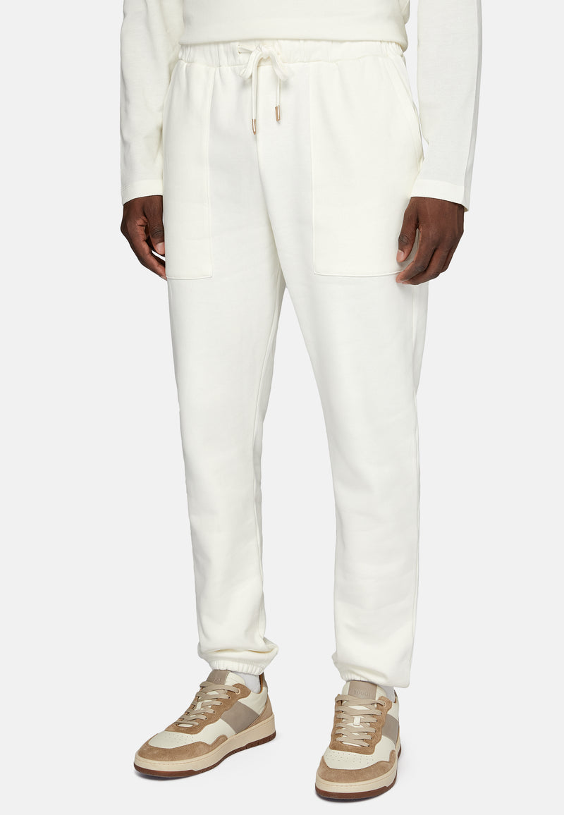 White Cotton Trousers