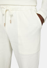 White Cotton Trousers