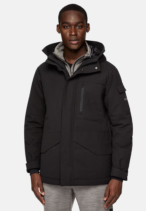 Black Technical Fabric B Tech Parka