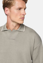 Brown Polo Cotton Jumper