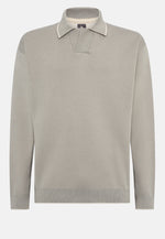 Brown Polo Cotton Jumper