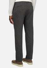 Grey Trousers in a Stretch Viscose and Nylon blend