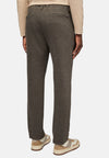 Brown Trousers in a Stretch Viscose and Nylon blend