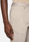 Beige Trousers In A Stretch Viscose And Nylon Blend