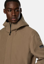 Brown Recycled Technical Fabric B-Tech Parka