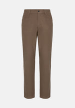 Brown B-Tech Jeans In Technical Fabric