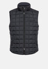 Blue Gilet In Technical Fabric