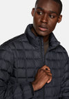 Blue Bomber Jacket In Technical Fabric