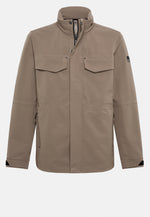 Brown B-Tech Technical Fabric Field Jacket