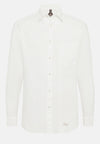 White Regular Fit Cotton Shirt