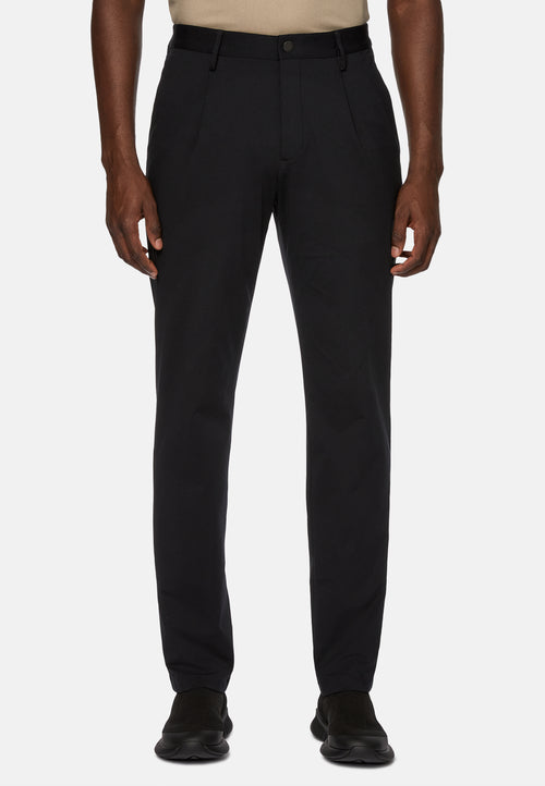 Black B-Tech Stretch Nylon Trousers