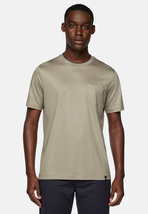 Brown Cotton T-Shirt