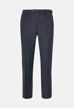 Blue Trousers in Stretch Flannel