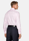 Pink Regular Fit Cotton Dobby Shirt