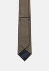 Brown Wool Blend Tie