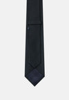 Blue Cotton Blend Tie