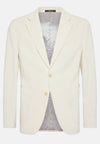 Cream Cotton Velvet Jacket